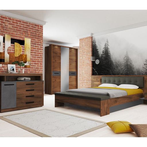 Тумба «Глазго», 1 дверца, 4 ящика